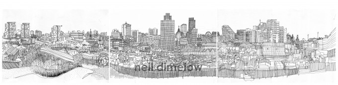 City Centre Panorama from Red Bank